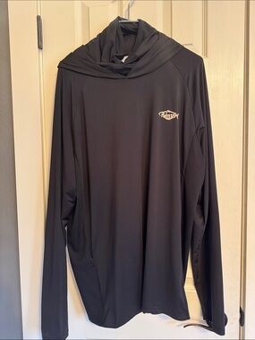 Palmyth Performance Men’s Black Long-Sleeve Fishing Hoodie size XL